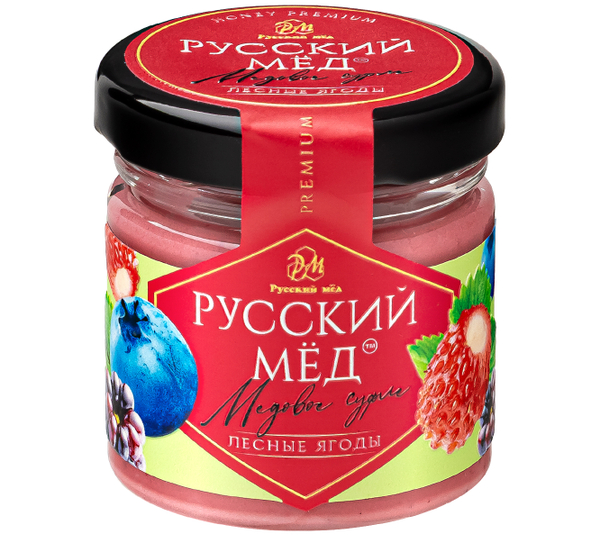 Медовое суфле лесные ягоды Русский мёд 40 мл