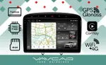 Магнитола для Peugeot 308 2007-2014, 408 2012-2022 - Vaycar VA59-0083-2K на Android 13, Быстрая, 2K QLED, CarPlay, 4G SIM-слот
