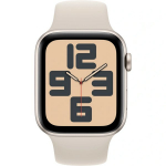Apple Watch SE, 40мм, из алюминия цвета «сияющая звезда», спортивный ремешок (2023)