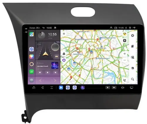 Магнитола для KIA Cerato III 2013-2018 - Kuberg OL-9732 QLed+2K, Android 13, Быстрейшая, CarPlay, 4G SIM-слот