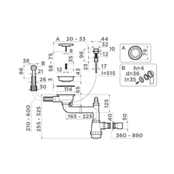 Арматура Omoikiri WK-2-R-IN-A
