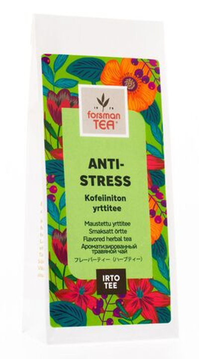 Чай травяной FORSMAN TEA Anti-Stress без кофеина с добавками 60 г (из Финляндии)