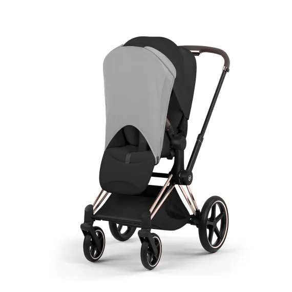 Детская коляска Cybex Priam V Style 2 в 1 Sepia Black на раме Rosegold