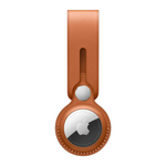 Кожаный брелок-подвеска Apple Leather Loop для AirTag, Saddle Brown (Золотисто-коричневый)