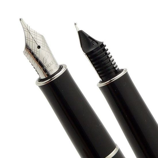 Перьевая ручка Parker Sonnet F530, цвет: LaqBlack СT, перо: F, перо: золото 18К, S0808810