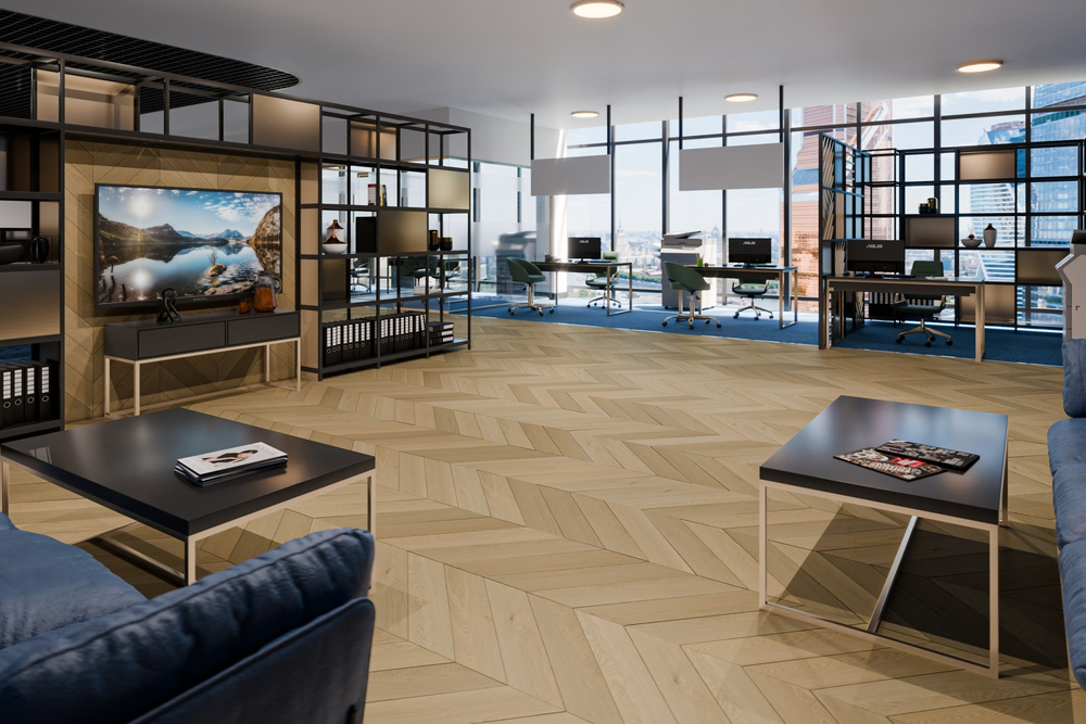 Кварц-винил SPC Damy Floor Chevron SPC 0,75мм 5,2 мм ТЮИЛЬРИ 1.676 м2
