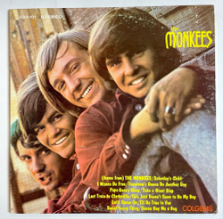 Винтажная виниловая пластинка LP The Monkees (USA 1966)