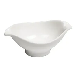 Соусник 65 мл 10,2*6 см h4 см Mini Mix овальный белый фарфор P.L. Proff Cuisine [6]