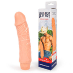Вибратор Realistic Cock Vibe телесного цвета - 17,5 см. (Цвет: телесный)