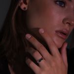 Серьги Кристал Сквэа с гранатом / Crystal Square