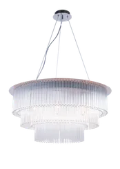 Люстра подвесная NewRgy 2424R/8 CHR, 8×40 Вт, хромированная