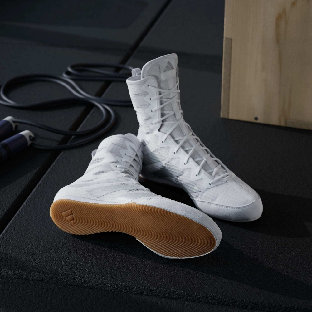Adidas Высокие кроссовки Box Hog 4, серебристый