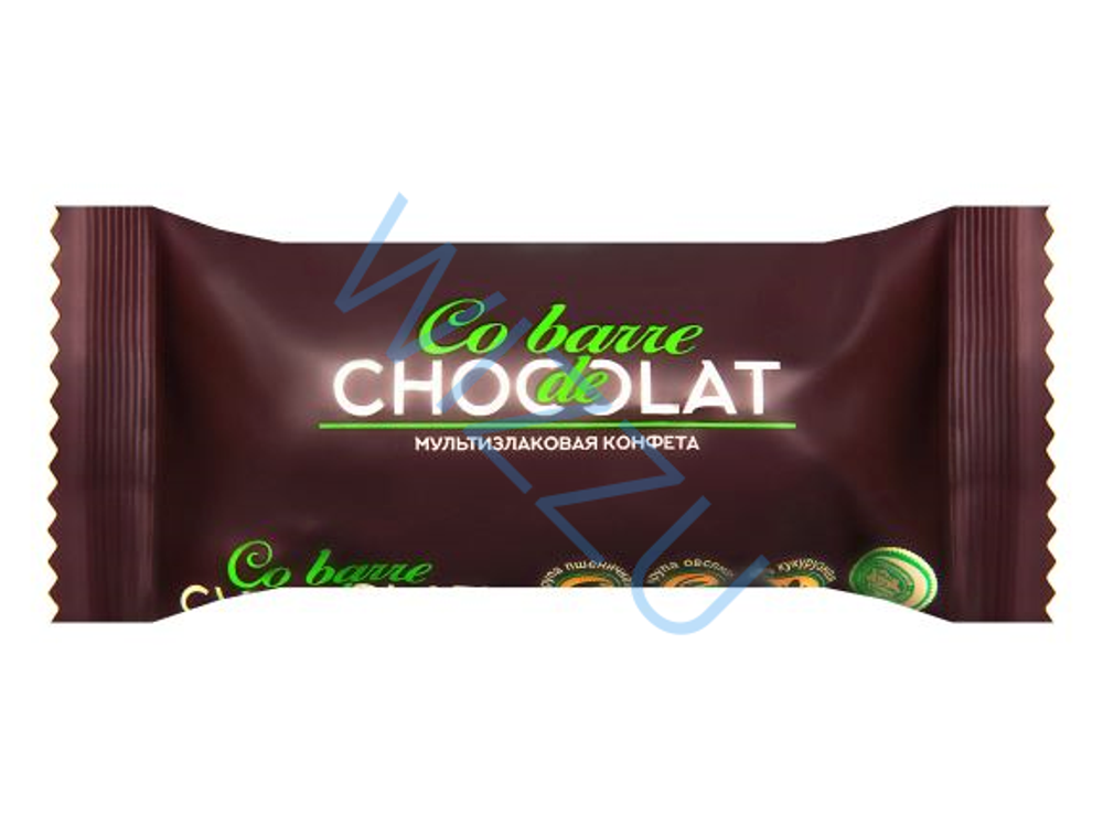 Конфеты Co barre de Chocolat мультизлаковые с темной глазурью, вес
