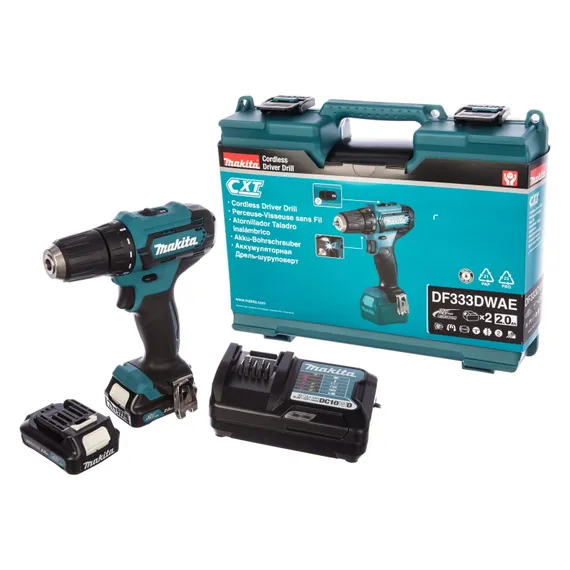 Аккумуляторный шуруповерт "MAKITA" DF333DWAE