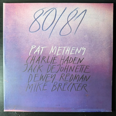 Pat Metheny, Charlie Haden, Jack DeJohnette, Dewey Redman, Mike Brecker ‎– 80/81 2LP (Германия 1981г.) ECM