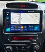 Магнитола для KIA Sorento 2 XM 2012-2020 c экраном климата снизу - Kuberg QLed+2K, Android 14, TS105, Быстрейшая, CarPlay, SIM-слот