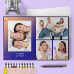 PSD-Шаблон фотокниги "Звёзды"