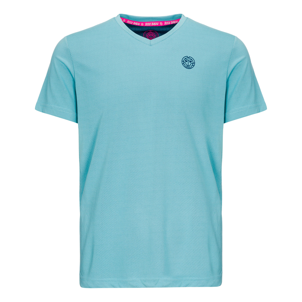 Мужское теннисное поло BIDI BADU Ted Tech T-Shirt Men - Light Blue