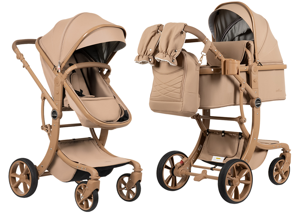 Коляска трансформер Aimile Adventurer ткань песочный Артикул: ADV-7
