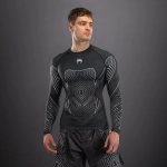 Рашгард Venum Midnight Fury LS Black/Grey/Silver