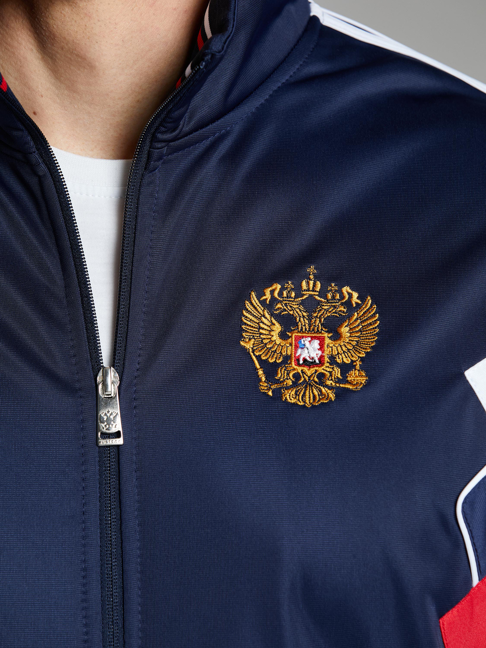 Спортивный костюм мужской RUSSIA 10M-RT-1842 темно-синий