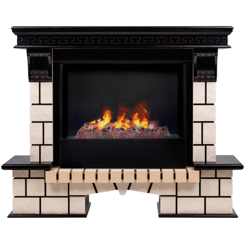 Каминокомплект Real Flame Stone 26 AO с очагом 3D Cassette 630