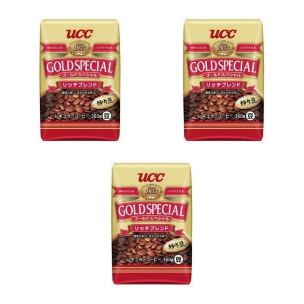 Кофе в зернах UCC Gold Special Mocha, 300 г, 3 шт