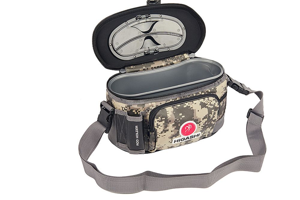 Термокан рыболовный HIGASHI Live bait box 4.5L #Digital Camo