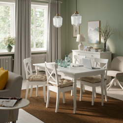 IKEA MALINDA  (ИКЕА МАЛИНДА)  -  Подушка на стул - бежевый 40/35x38x7 см