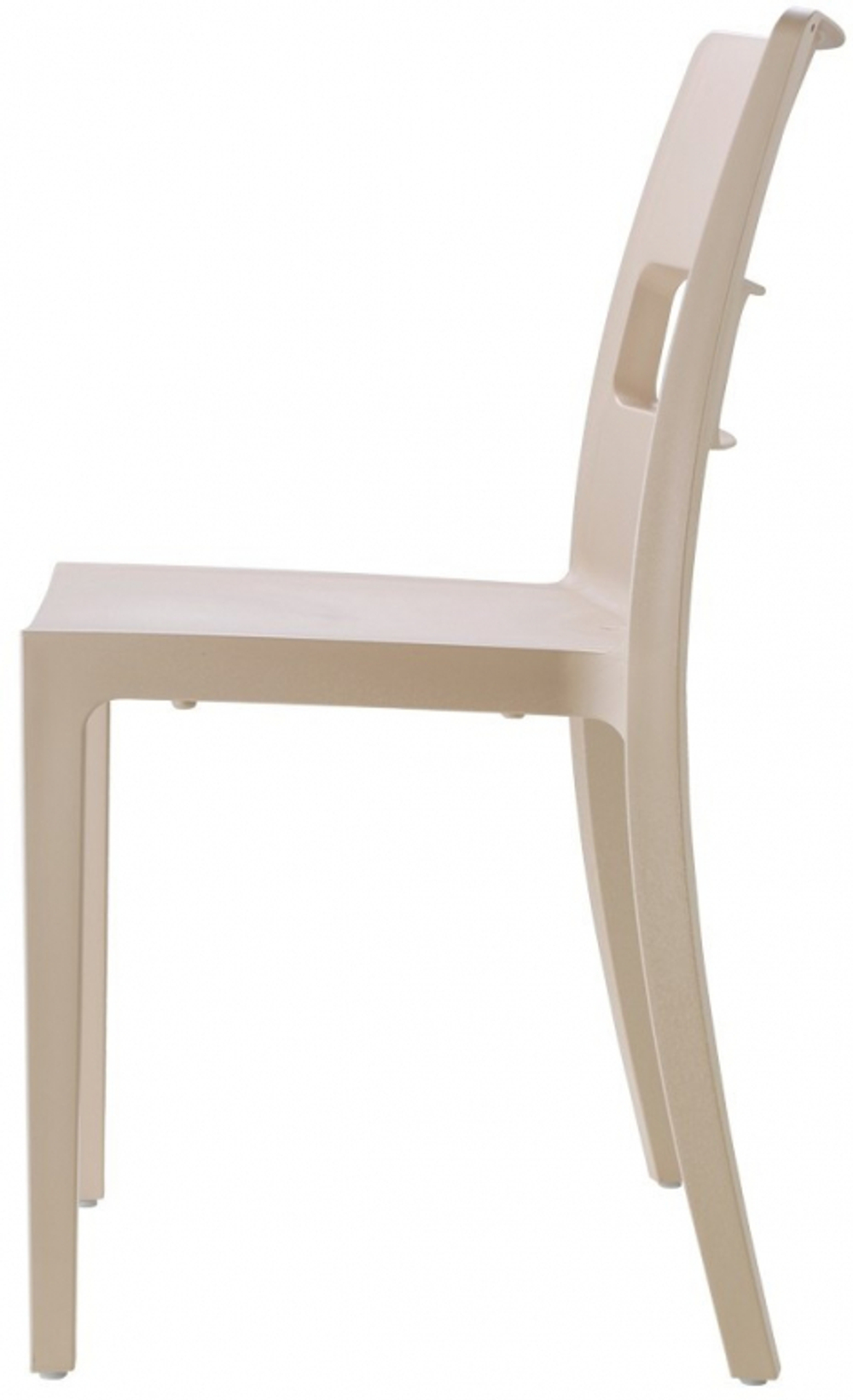 Стул пластиковый Scab Design Sai Go Green, тортора