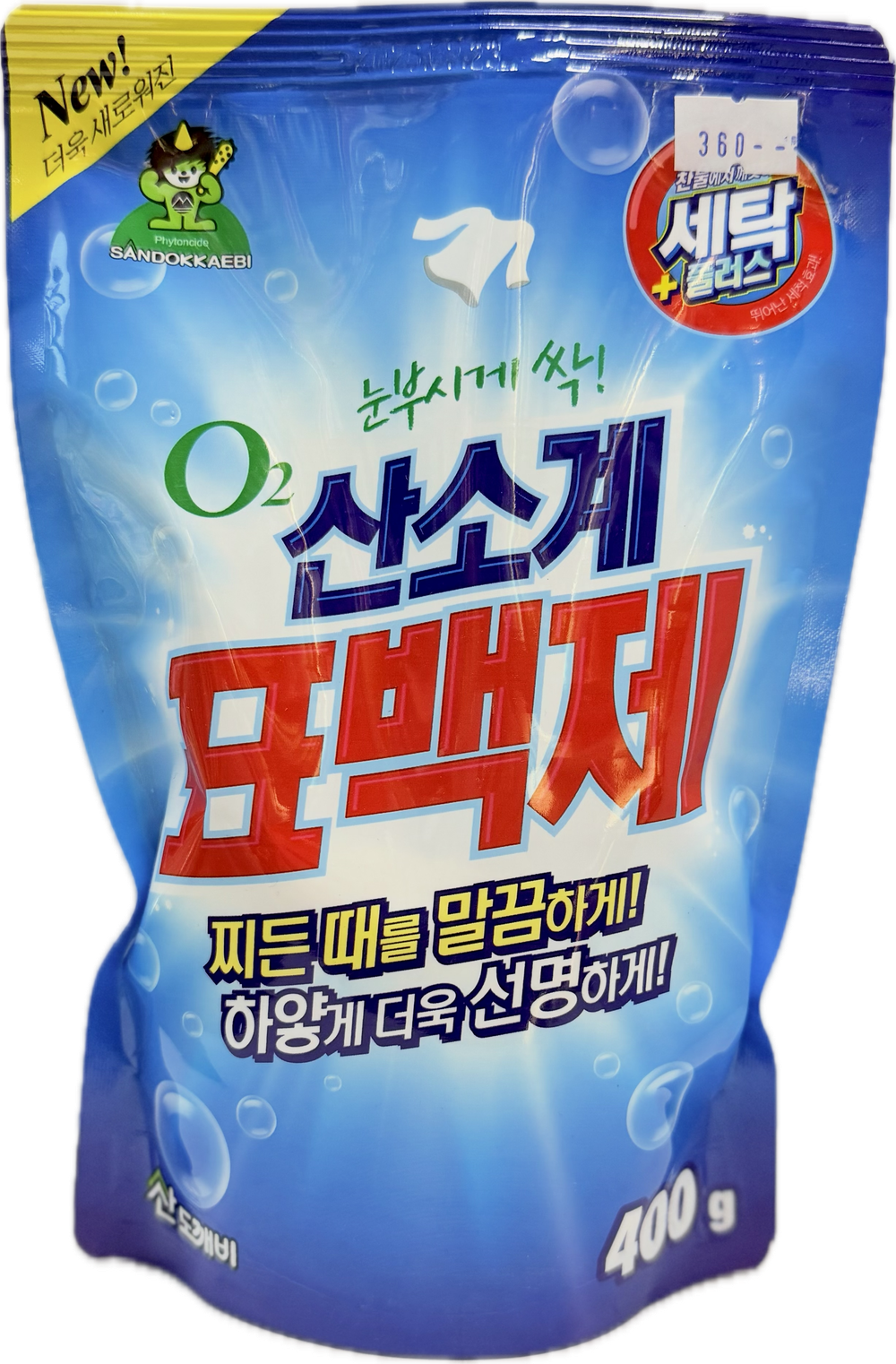 Кислородный порошковый отбеливатель-пятновыводитель Sandokkaebi Oxycle (Оксил), 400 г