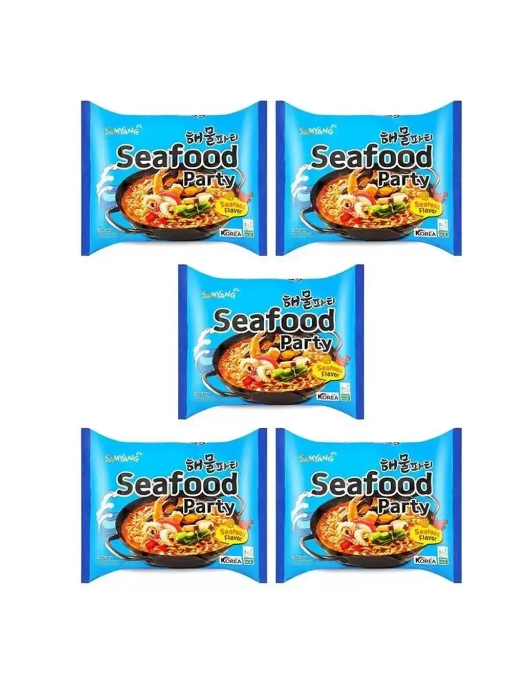 Лапша SamYang Seafood со вкусом морепродуктов