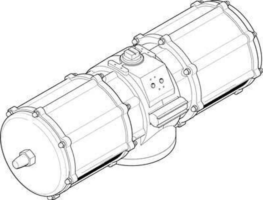 DAPS-4000-090-RS4-F25 Неполноповоротный привод