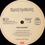 Iron Maiden ‎– Iron Maiden (Европа 1988г.)
