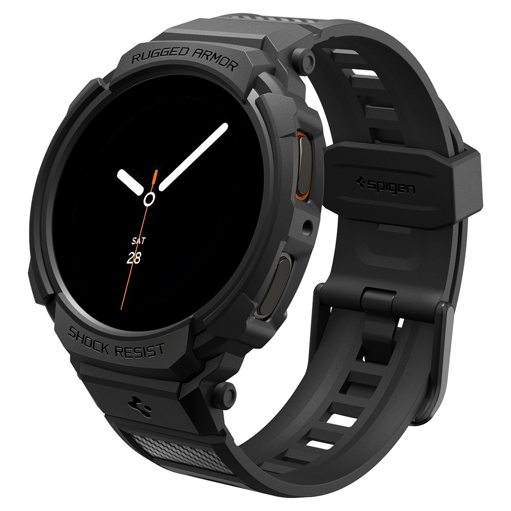 Ремешок Spigen Rugged Armor Pro для Galaxy Watch 8 (44 mm) черный