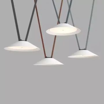 Трековый светодиодный светильник 20W 2700К-6500K DK5664-WH+BK белый Belty Smart Flow Denkirs