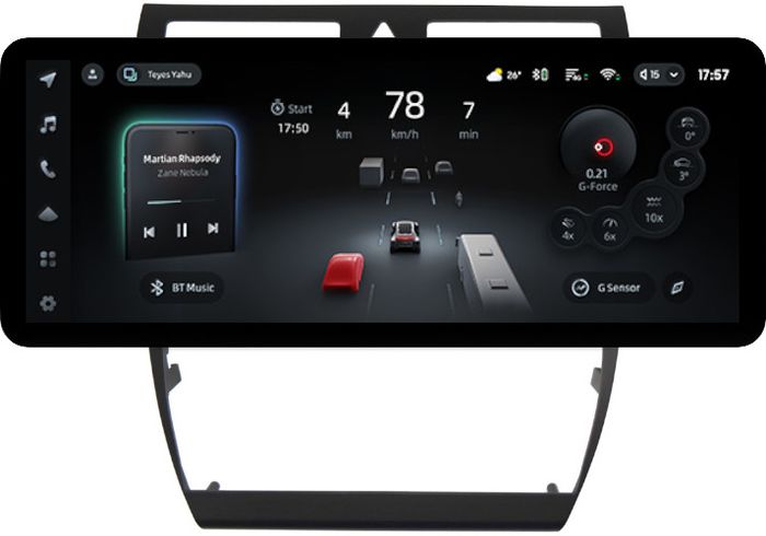 Магнитола для Audi A6 C5 2001-2004 - Teyes CC4PRO монитор 12.3" 2K QLED + рамка 9, Android 13, Быстрейшая, Snapdragon 778G, ИИ, CarPlay, DSP, 4G SIM-слот