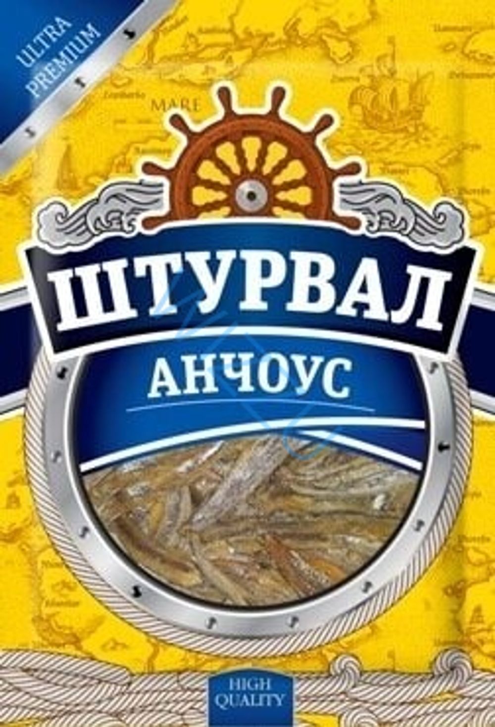Анчоус Штурвал сушеный 36г