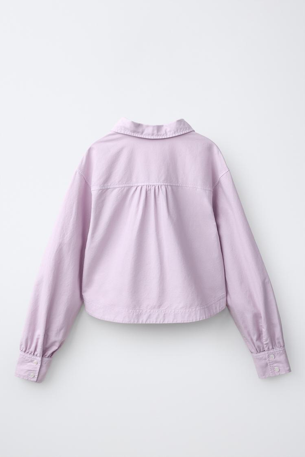 ZARA - FRUIT OF THE LOOM™ РУБАШКА OXFORD, СВЕТЛО-СИРЕНЕВЫЙ