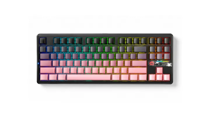 AULA F87 Pro V2 Gradient Black Pink