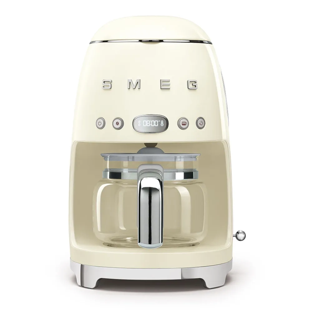 Кофеварка капельная Smeg DCF02CREU кремовая