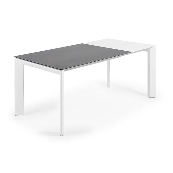 ATTA Стол 120 (180) x80 белый, керамический Vulcano Roca Испания 