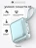Внешний аккумулятор Gurdini Flow Power (CCC) 10000 mAh 20W ( built-in cables) USB-C/Lightning Light Cyan
