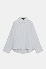 РУБАШКА В ПОЛОСКУ С ЗАПАХОМ — ZW COLLECTION — ZARA