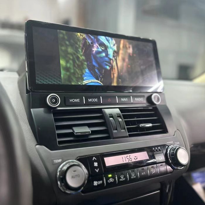 Магнитола для Toyota Land Cruiser Prado 150 2014-2017 - Redpower 85265XLM монитор 12.3" QLED в стиле Audi, Android 14, Быстрейшая, CarPlay, 4G SIM-слот