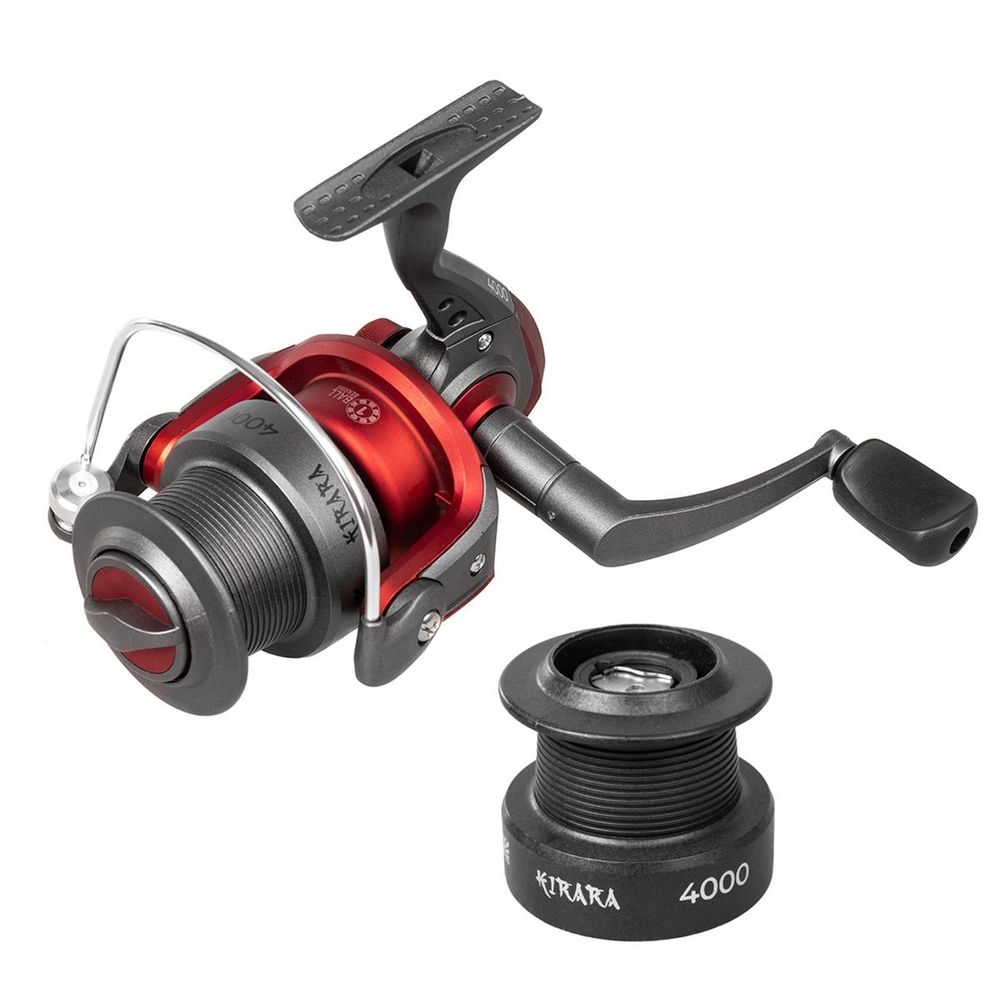 Катушка KIRARA фидер 4000F 1 подшип + зап.шпуля (HS-FBT-K4000F-S) Helios