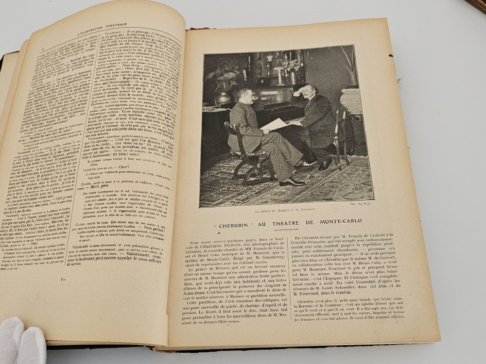 "Театр. La fille de Jorio: tragédie pastorale en 3 actes, de m. Gabrielle dAnnunzio traduite par G. Hérelle". 1905 г.