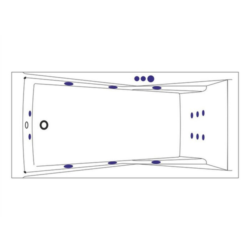 Акриловая ванна Excellent Palace Smart 170x75 WAEX.PAL17.SMART