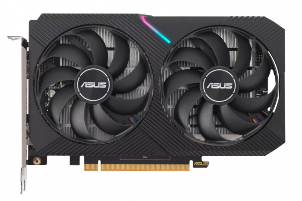 Видеокарта Asus PCI-E 4.0 DUAL-RX6400-4G AMD Radeon RX 6400 4096Mb 64 GDDR6 2650/18000 HDMIx1 DPx1 HDCP Ret