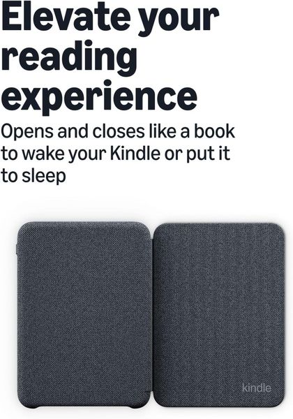 Оригинальный чехол для Amazon Kindle 2026 Knit Fabric Cover, Серый | Graphite